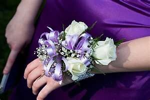 AF Lavender Accent Wrist Corsage