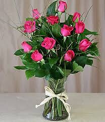 AF Hot Pink Rose Bouquet