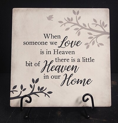 AF Heaven In Our Home Comfort Plaque