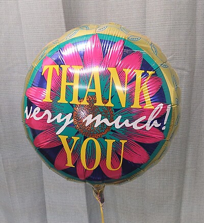 AF Floral Thank you balloon