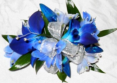 AF Blue Orchids and Delphinium