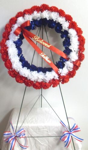 Red White and Blue Wreath