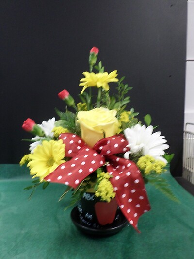 Teacher Flowers in a Pot