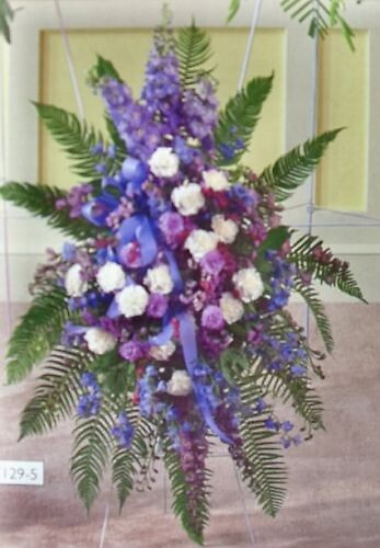 Blue and Purple Standing Spray