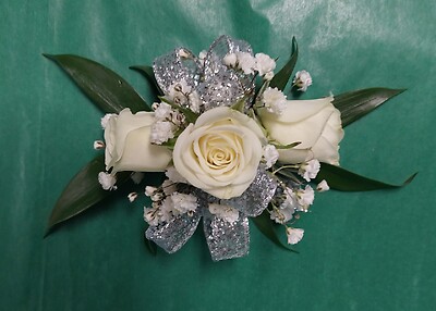 AF 3 Sweetheart Corsage with Silver Ribbon