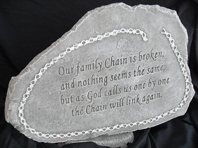 Weathered Cement Stone Broken Family Chain
