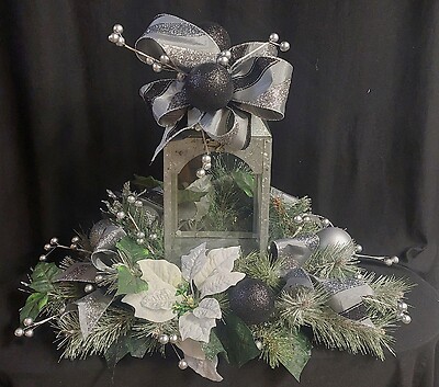 AF Silver and Black Lantern SIlk