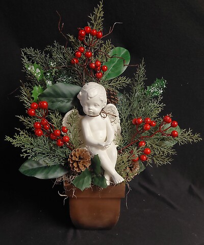 AF Heavenly Angel Winter Silk Bouquet