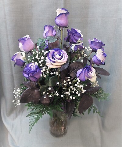 AF Variegated Purple Roses