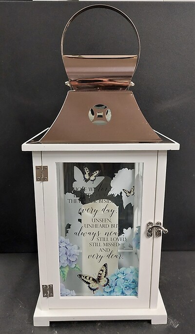 AF Large Those We Love Don&#039;t Go Away Lantern