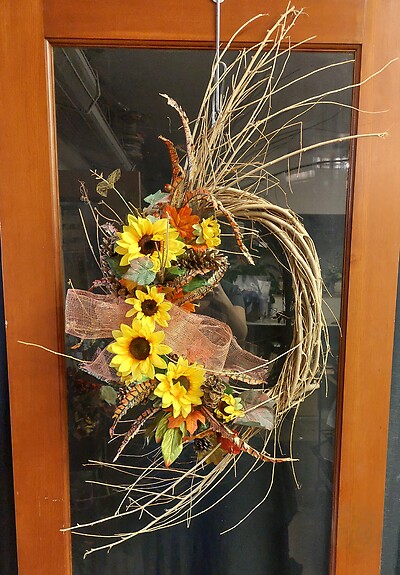 AF Asymmetrical Fall Wreath