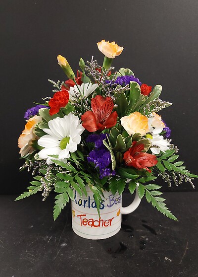 AF World&#039;s Best Teacher on Notepad Mug