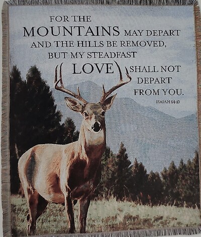 Depart From You Deer Throw