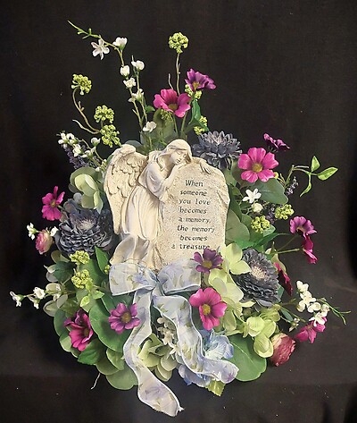 AF When Someone You Love with Purples and Blues, Silk Design 2