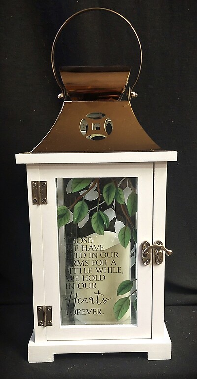 AF Lantern with LED Candle, Those We Have Held In Our Arms