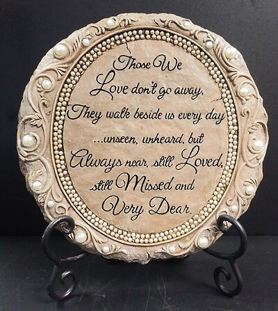 AF Those We Love Don&#039;t Go Away Pearl Plaque