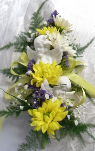 AF Angel Floral for Inside of Casket