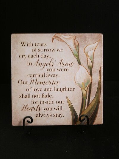 AF Angels Arms Plaque