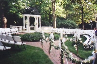 Decorated Aisle Candles