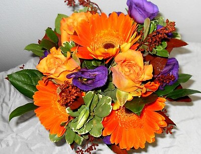 AF Orange Gerbera bouquet (Smaller Version)