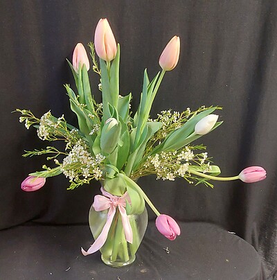 Arnold Florist Tulip Vased Arrangement 1