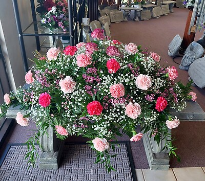 AF Carnation Casket Spray