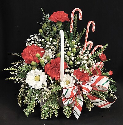 AF Candy Cane Basket 2