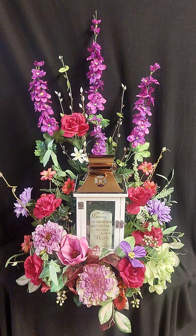 AF Memorial Lantern, In Loving Memory Design 22