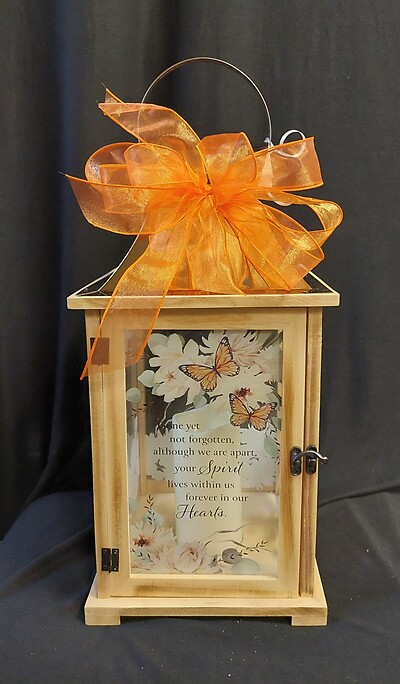 AF In Our Hearts Large Wooden Lantern