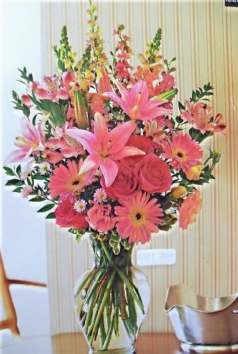Pink Delight Vase Arrangement