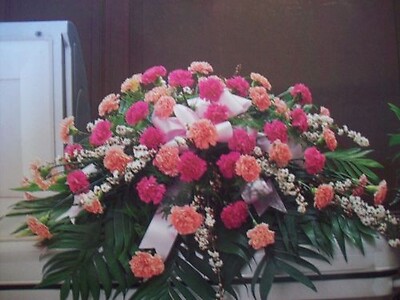 Carnation Casket Spray