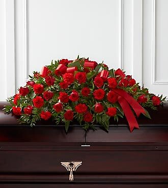 AF Red Casket Spray