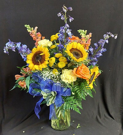 AF Mixed Floral Sunflower Arrangement