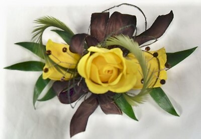 Arnold Florist Razzle Dazzle Wrist Corsage