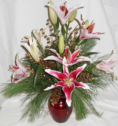 AF Christmas Stargazer Bouquet