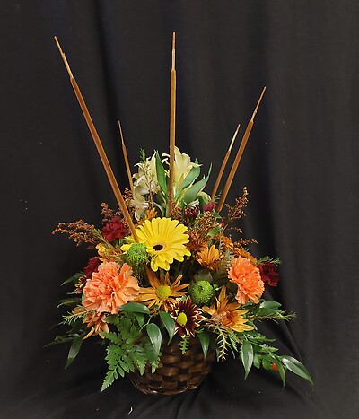 Cattail Basket