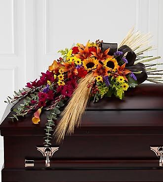 AF Fall Casket Spray