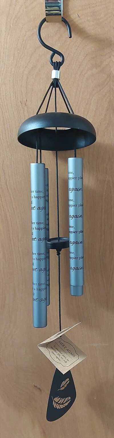 AF 21&quot; Charcoal Sonnet Chime, Meet Again