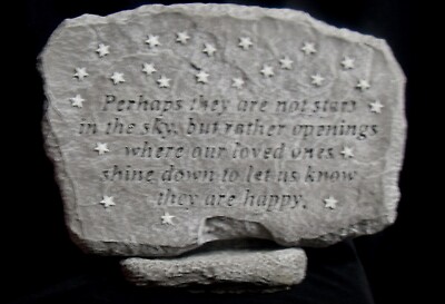 Weathered Cement Stone Stars in the Sky