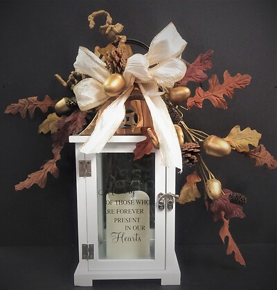 Fall Keepsake Lantern - In Loving Memory Design 10