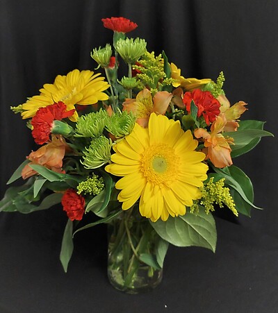 Gerbera Daisy Mixed Vase Arrangement