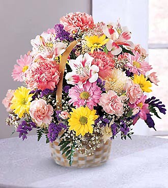 Basket Of Cheer Bouquet