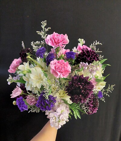 Purple Wildflower Handheld Bouquet