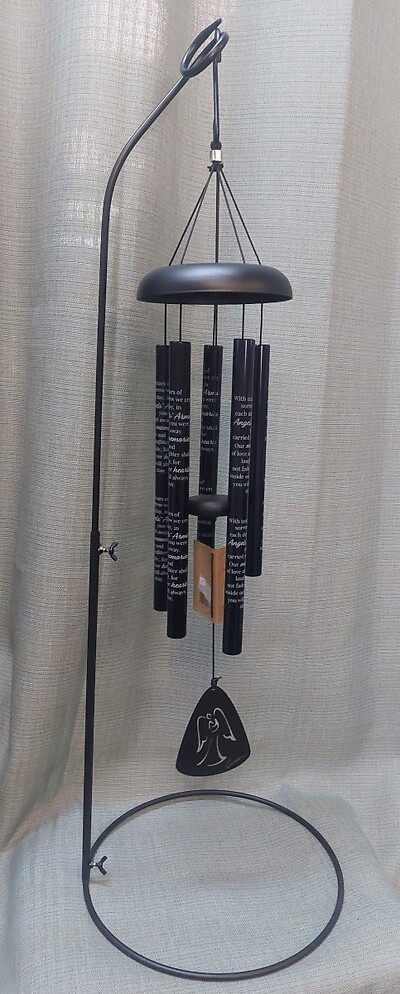 AF 30&quot; Black Sonnet Chime, &quot;Angels&#039; Arms&quot; (Chime Only)