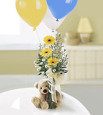 The Welcome Bear Bouquet