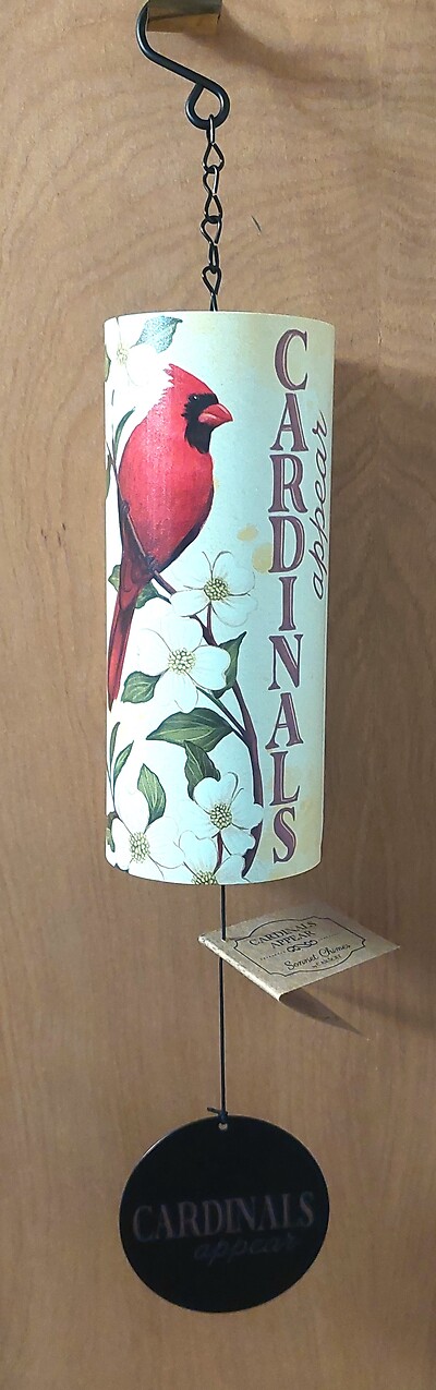 AF Cylinder Sonnet Chime, Cardinals Appear