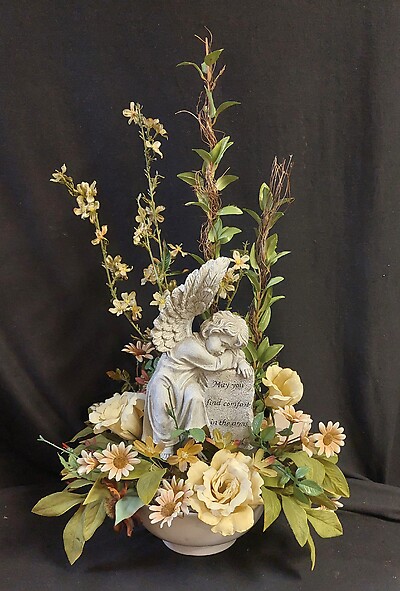 AF May You Find Comfort, Angel with Silks Design 1