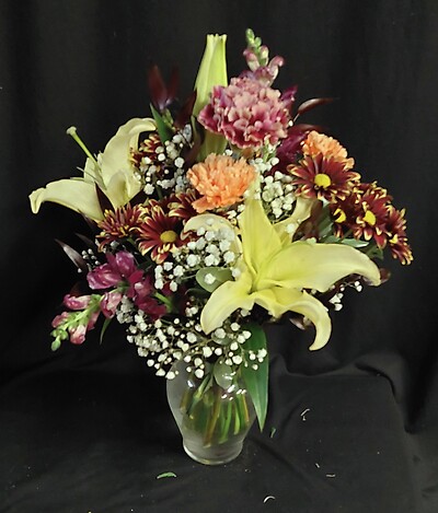 AF Fall Mixed Vase Arrangement