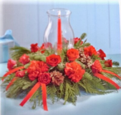 AF Holiday Traditions Candle Centerpiece