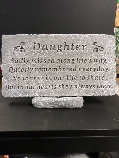 Weathered Daughter Stone
